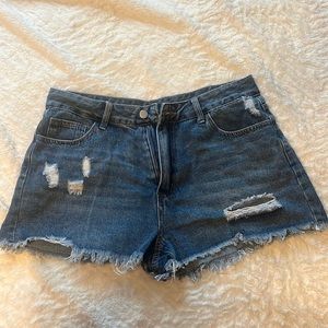 Dark Wash Jean Shorts
